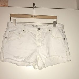 Free People Distressed Shorts